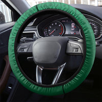 Ireland Rugby Steering Wheel Cover 2024 Irish Shamrocks With Celtic Pattern - Wonder Print Shop