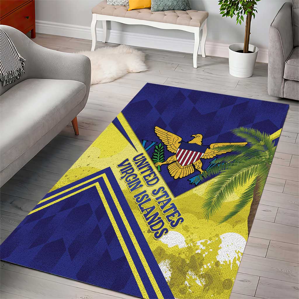 US Virgin Islands Area Rug United in Pride and Hope - Wonder Print Shop