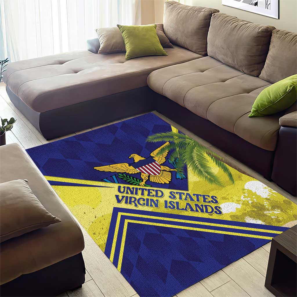 US Virgin Islands Area Rug United in Pride and Hope - Wonder Print Shop