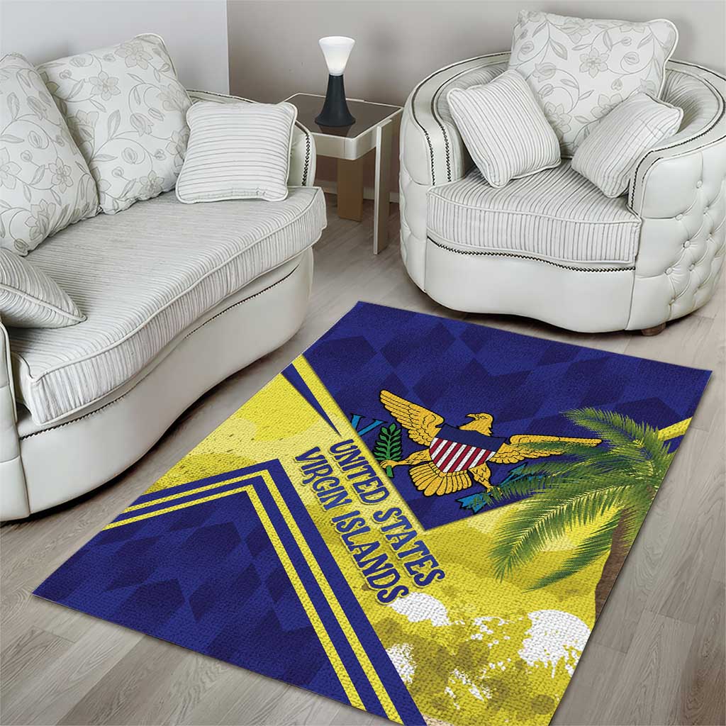 US Virgin Islands Area Rug United in Pride and Hope - Wonder Print Shop