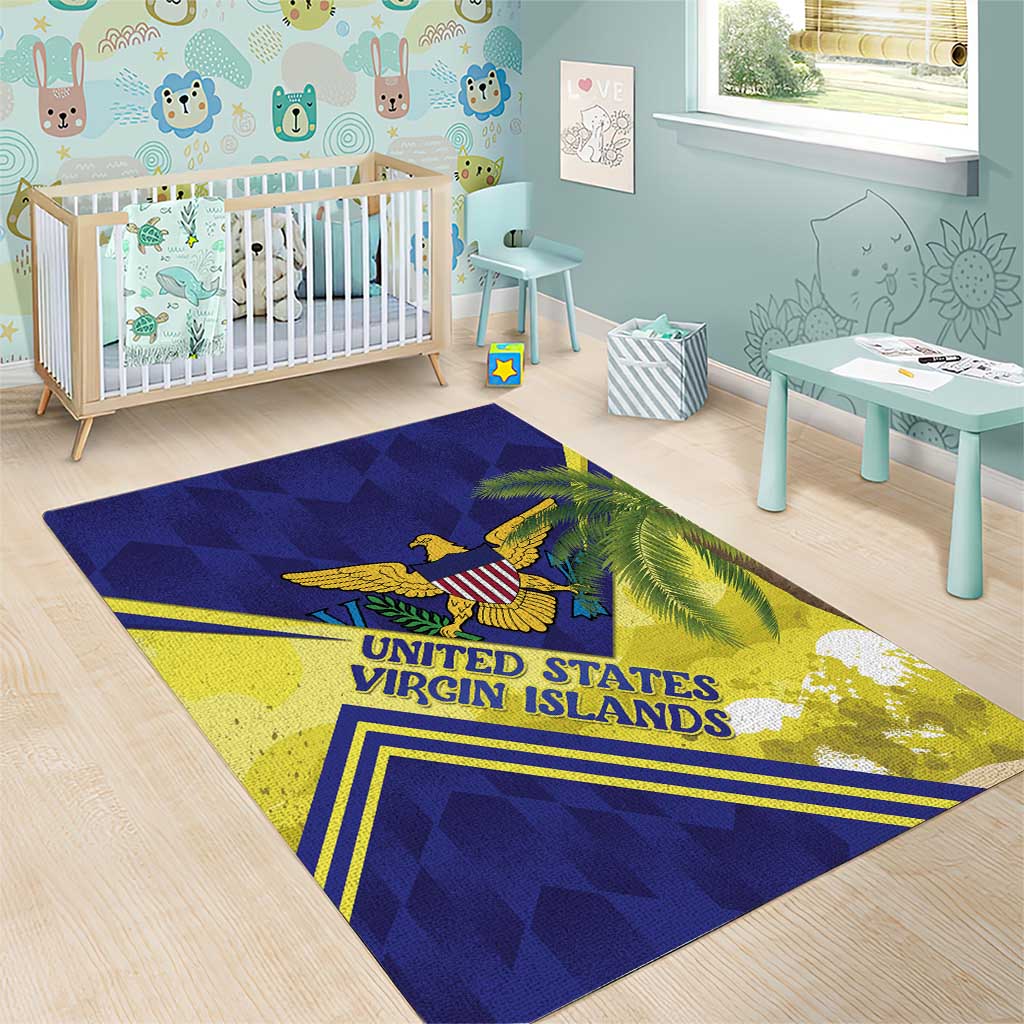 US Virgin Islands Area Rug United in Pride and Hope - Wonder Print Shop