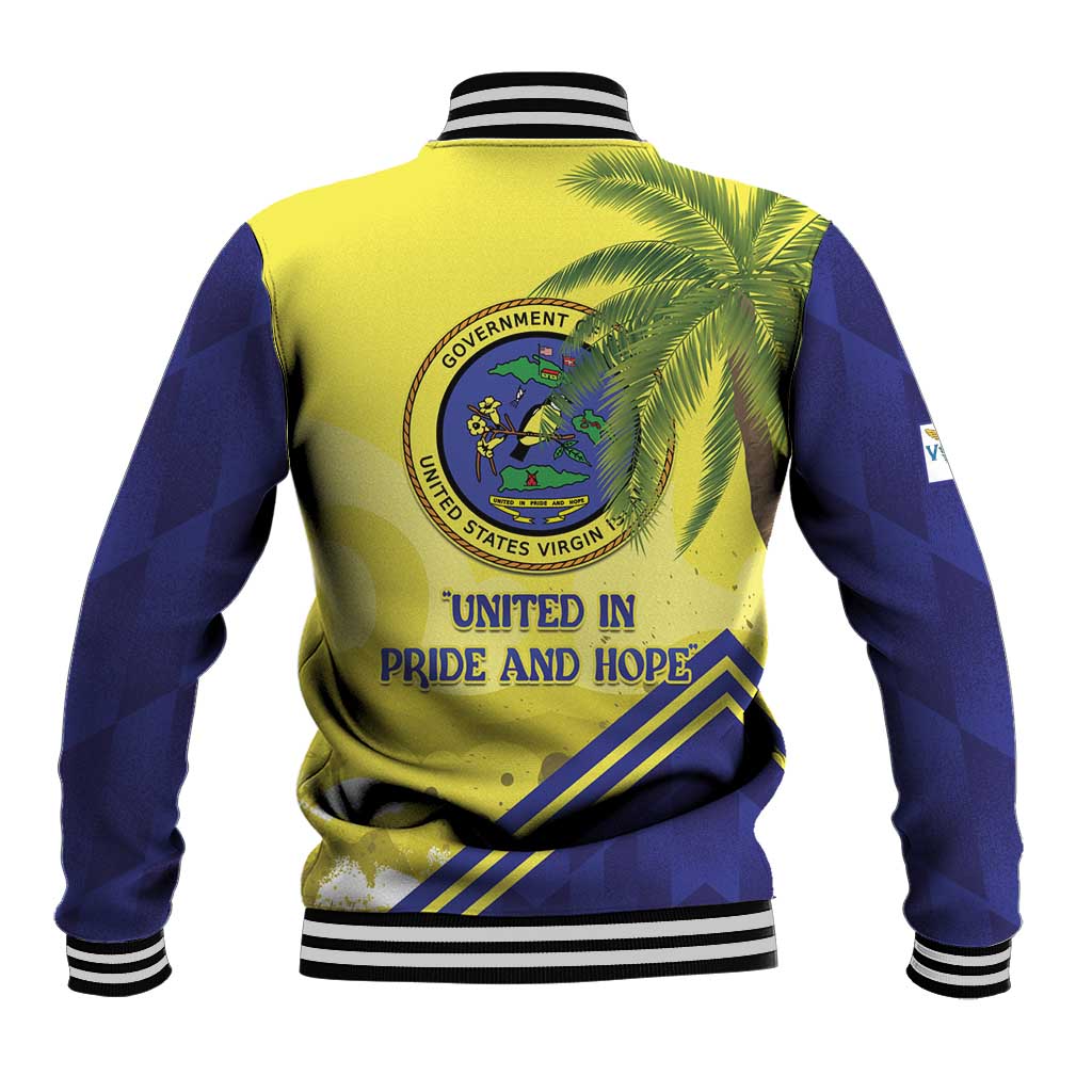 US Virgin Islands Baseball Jacket United in Pride and Hope - Wonder Print Shop