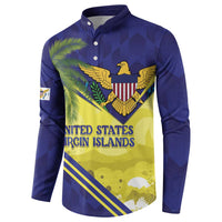 US Virgin Islands Button Sweatshirt United in Pride and Hope - Wonder Print Shop