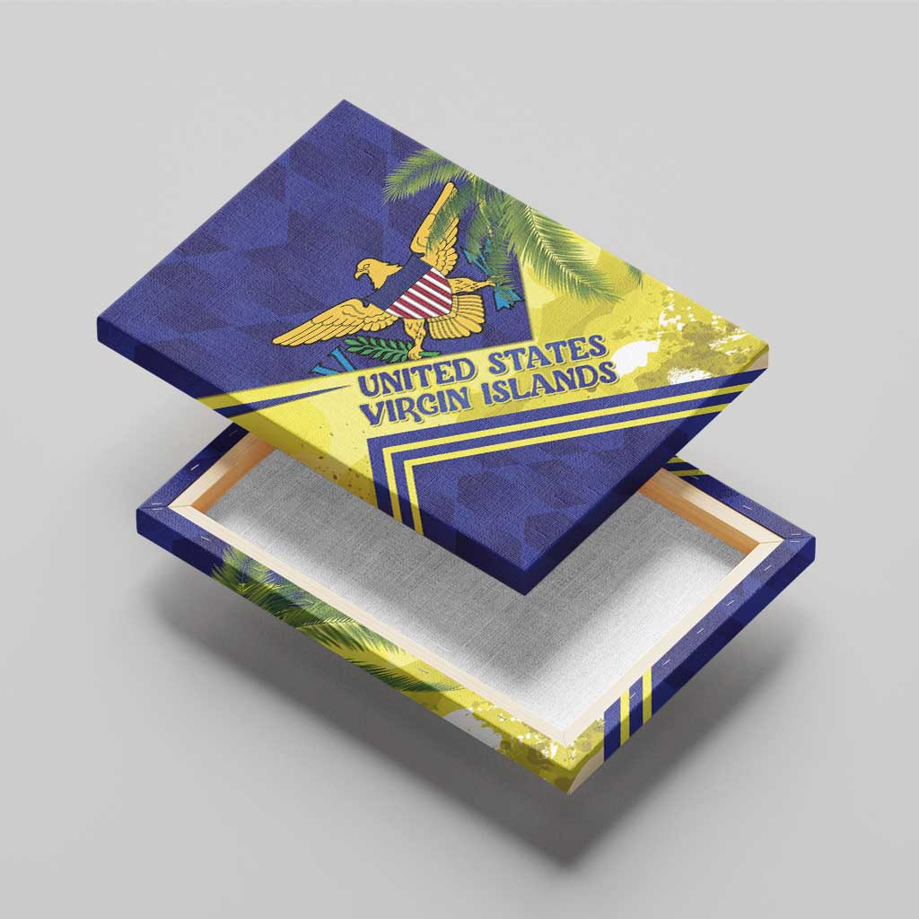 US Virgin Islands Canvas Wall Art United in Pride and Hope - Wonder Print Shop