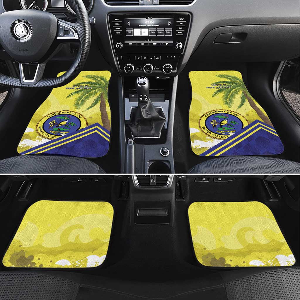 US Virgin Islands Car Mats United in Pride and Hope - Wonder Print Shop
