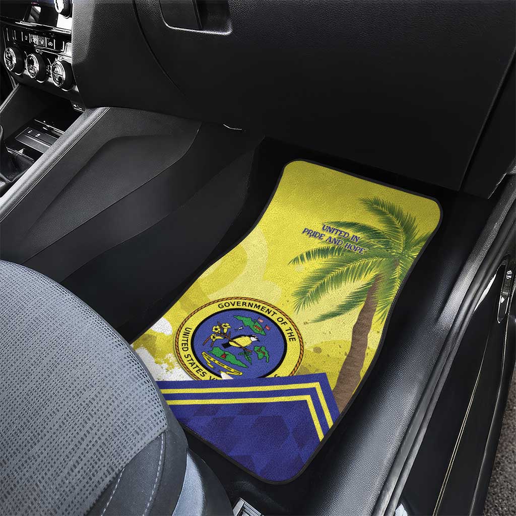 US Virgin Islands Car Mats United in Pride and Hope - Wonder Print Shop