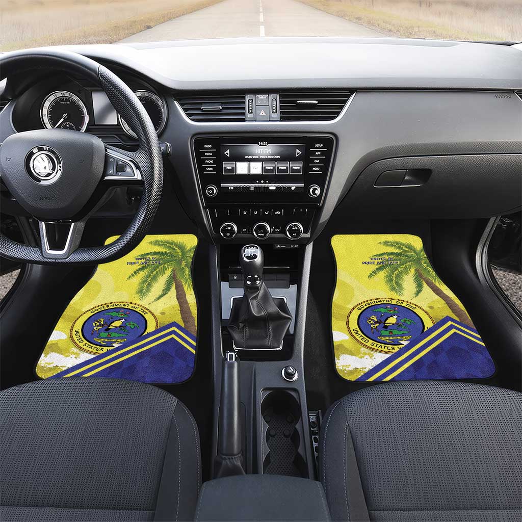 US Virgin Islands Car Mats United in Pride and Hope - Wonder Print Shop