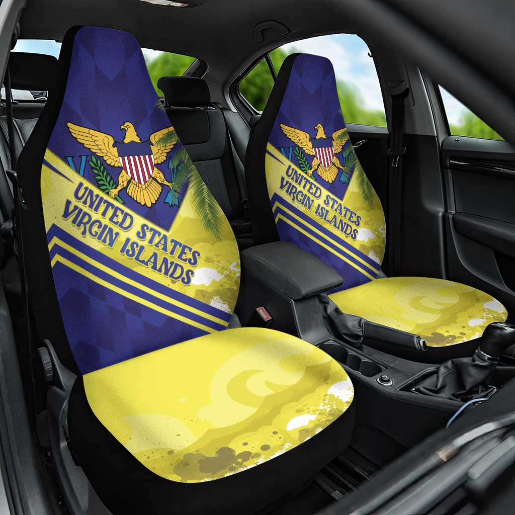 US Virgin Islands Car Seat Cover United in Pride and Hope - Wonder Print Shop