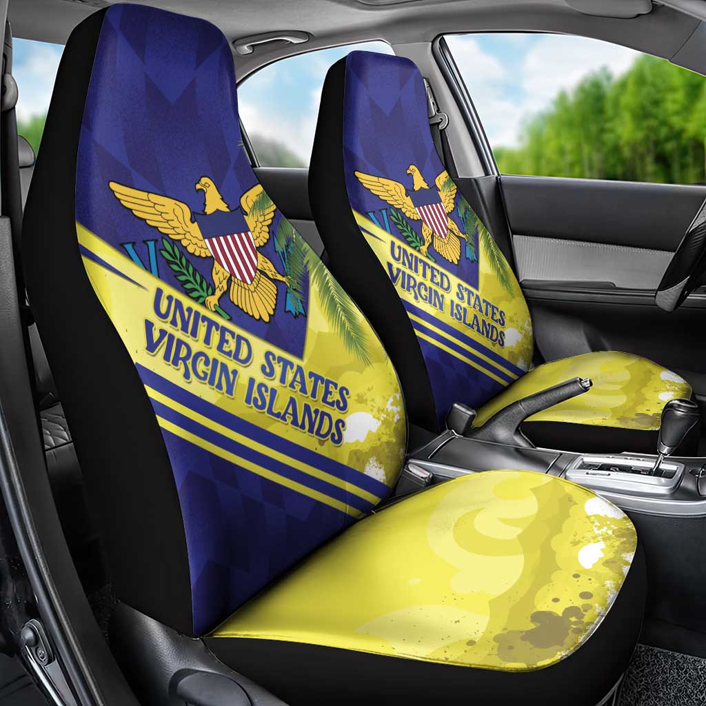 US Virgin Islands Car Seat Cover United in Pride and Hope - Wonder Print Shop