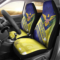 US Virgin Islands Car Seat Cover United in Pride and Hope - Wonder Print Shop