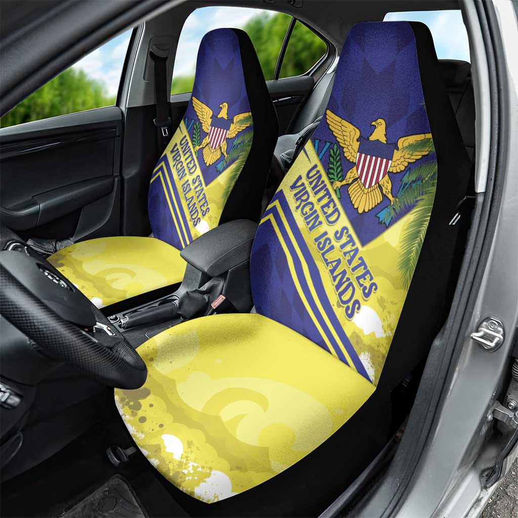 US Virgin Islands Car Seat Cover United in Pride and Hope - Wonder Print Shop