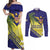 US Virgin Islands Couples Matching Off Shoulder Maxi Dress and Long Sleeve Button Shirt United in Pride and Hope