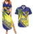 US Virgin Islands Couples Matching Summer Maxi Dress and Hawaiian Shirt United in Pride and Hope