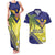 US Virgin Islands Couples Matching Tank Maxi Dress and Hawaiian Shirt United in Pride and Hope