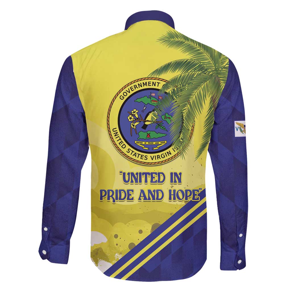 US Virgin Islands Family Matching Mermaid Dress and Hawaiian Shirt United in Pride and Hope - Wonder Print Shop