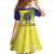 US Virgin Islands Family Matching Off Shoulder Short Dress and Hawaiian Shirt United in Pride and Hope - Wonder Print Shop