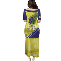 US Virgin Islands Family Matching Puletasi and Hawaiian Shirt United in Pride and Hope