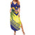 US Virgin Islands Family Matching Summer Maxi Dress and Hawaiian Shirt United in Pride and Hope - Wonder Print Shop