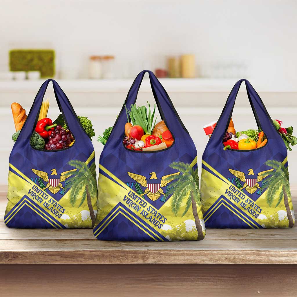 US Virgin Islands Grocery Bag United in Pride and Hope