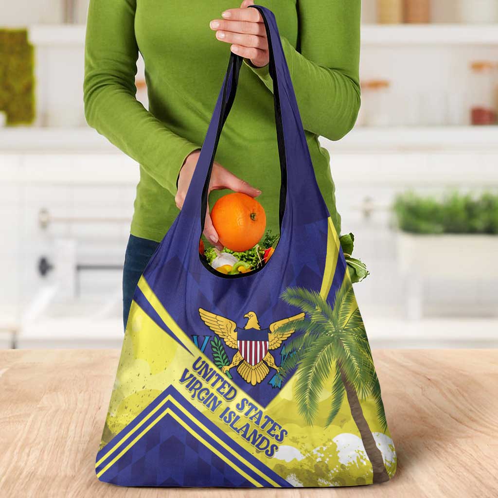 US Virgin Islands Grocery Bag United in Pride and Hope