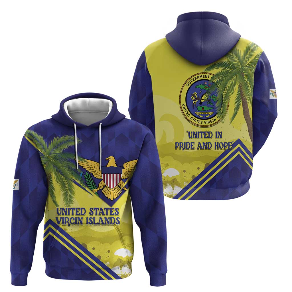 US Virgin Islands Hoodie United in Pride and Hope - Wonder Print Shop