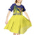 US Virgin Islands Kid Short Sleeve Dress United in Pride and Hope - Wonder Print Shop
