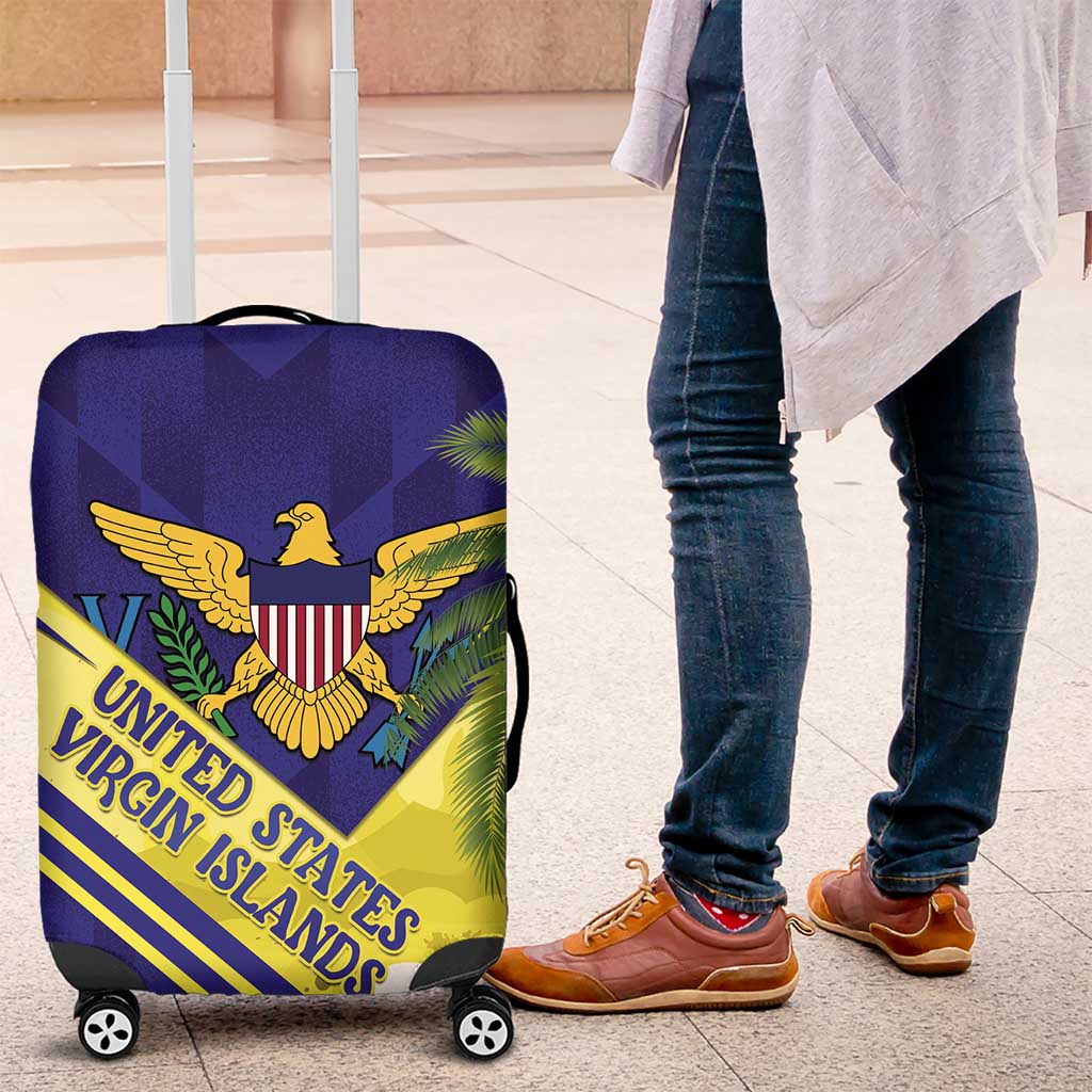 US Virgin Islands Luggage Cover United in Pride and Hope - Wonder Print Shop