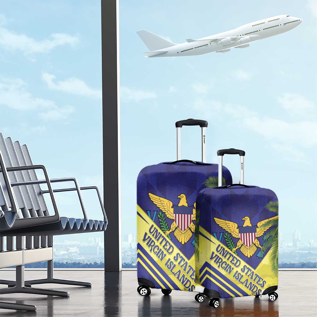 US Virgin Islands Luggage Cover United in Pride and Hope - Wonder Print Shop