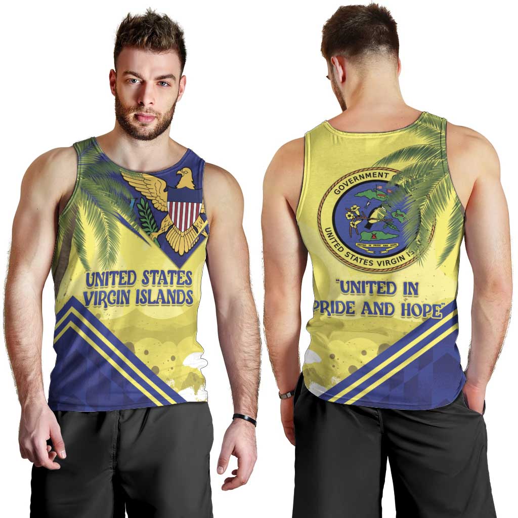 US Virgin Islands Men Tank Top United in Pride and Hope - Wonder Print Shop