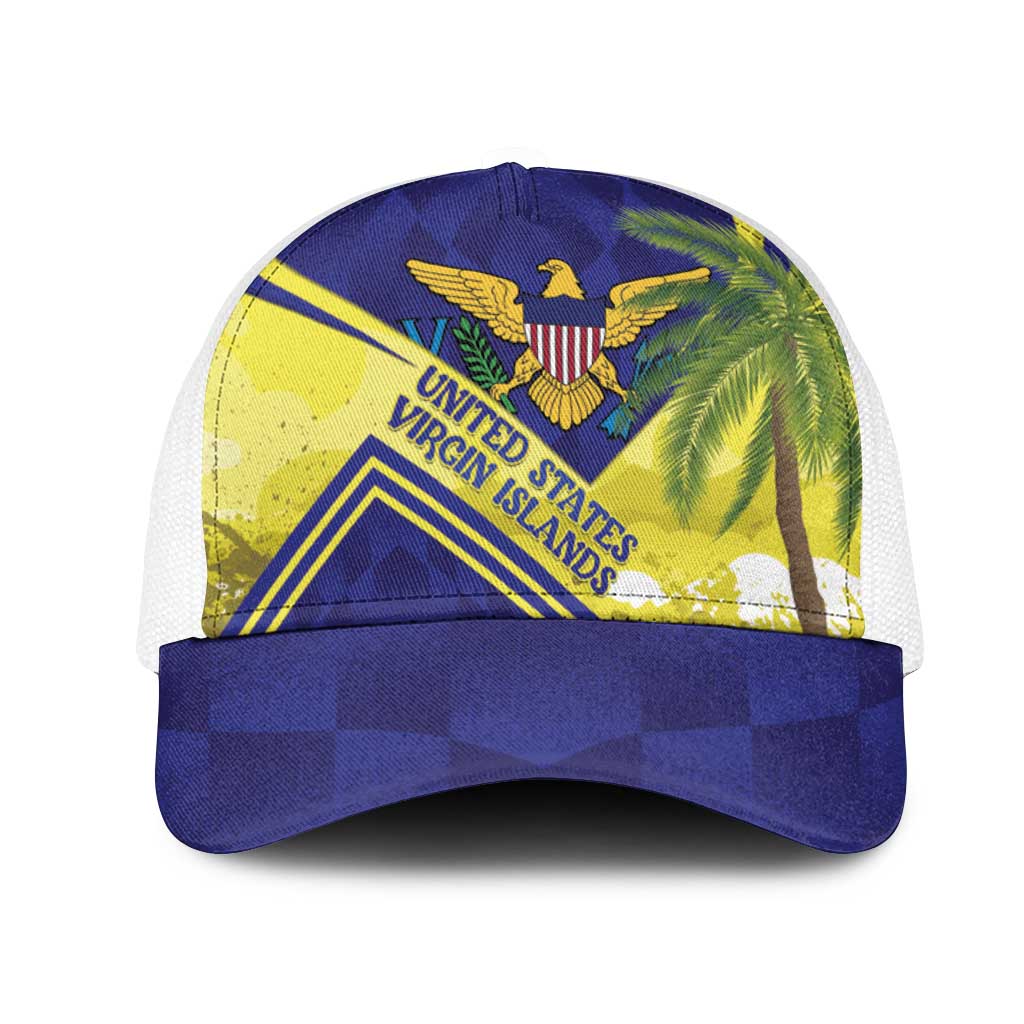US Virgin Islands Mesh Trucker Cap United in Pride and Hope - Wonder Print Shop