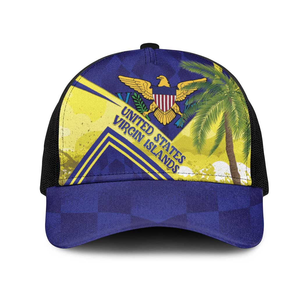 US Virgin Islands Mesh Trucker Cap United in Pride and Hope - Wonder Print Shop