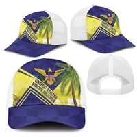 US Virgin Islands Mesh Trucker Cap United in Pride and Hope - Wonder Print Shop