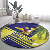 US Virgin Islands Round Carpet United in Pride and Hope - Wonder Print Shop