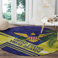 US Virgin Islands Round Carpet United in Pride and Hope - Wonder Print Shop
