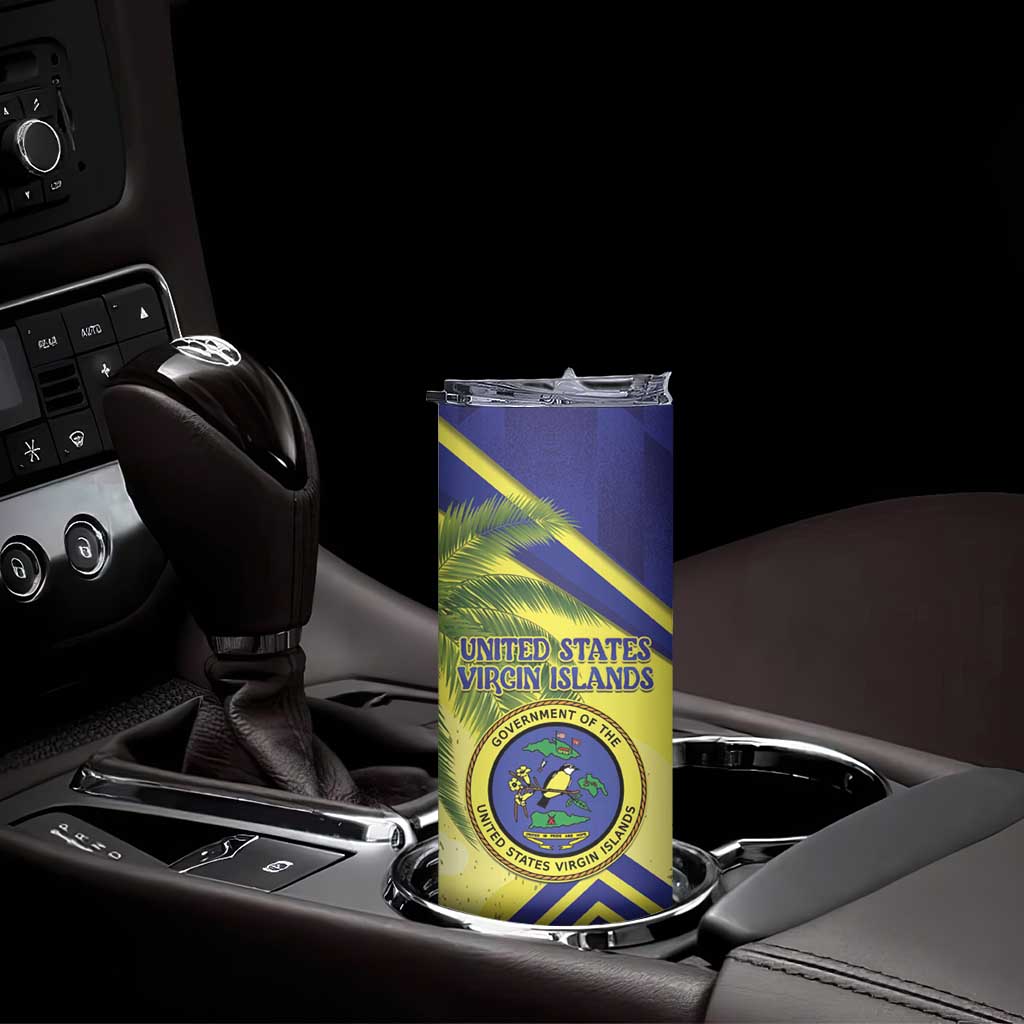 US Virgin Islands Skinny Tumbler United in Pride and Hope - Wonder Print Shop