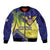US Virgin Islands Sleeve Zip Bomber Jacket United in Pride and Hope - Wonder Print Shop