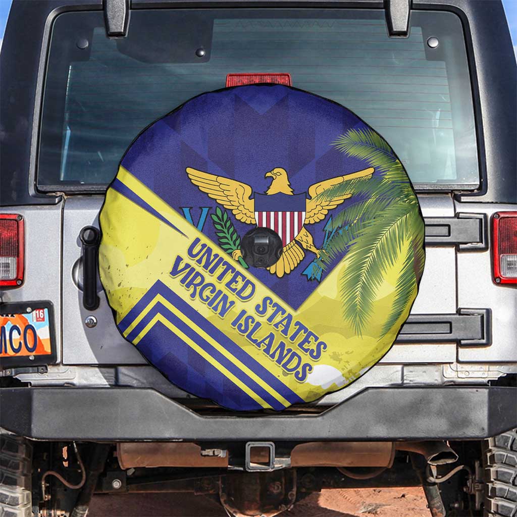 US Virgin Islands Spare Tire Cover United in Pride and Hope - Wonder Print Shop