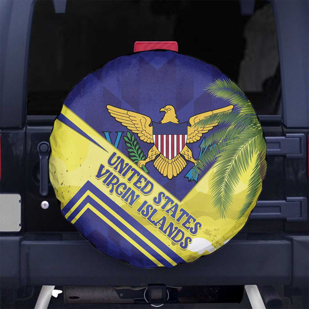 US Virgin Islands Spare Tire Cover United in Pride and Hope - Wonder Print Shop