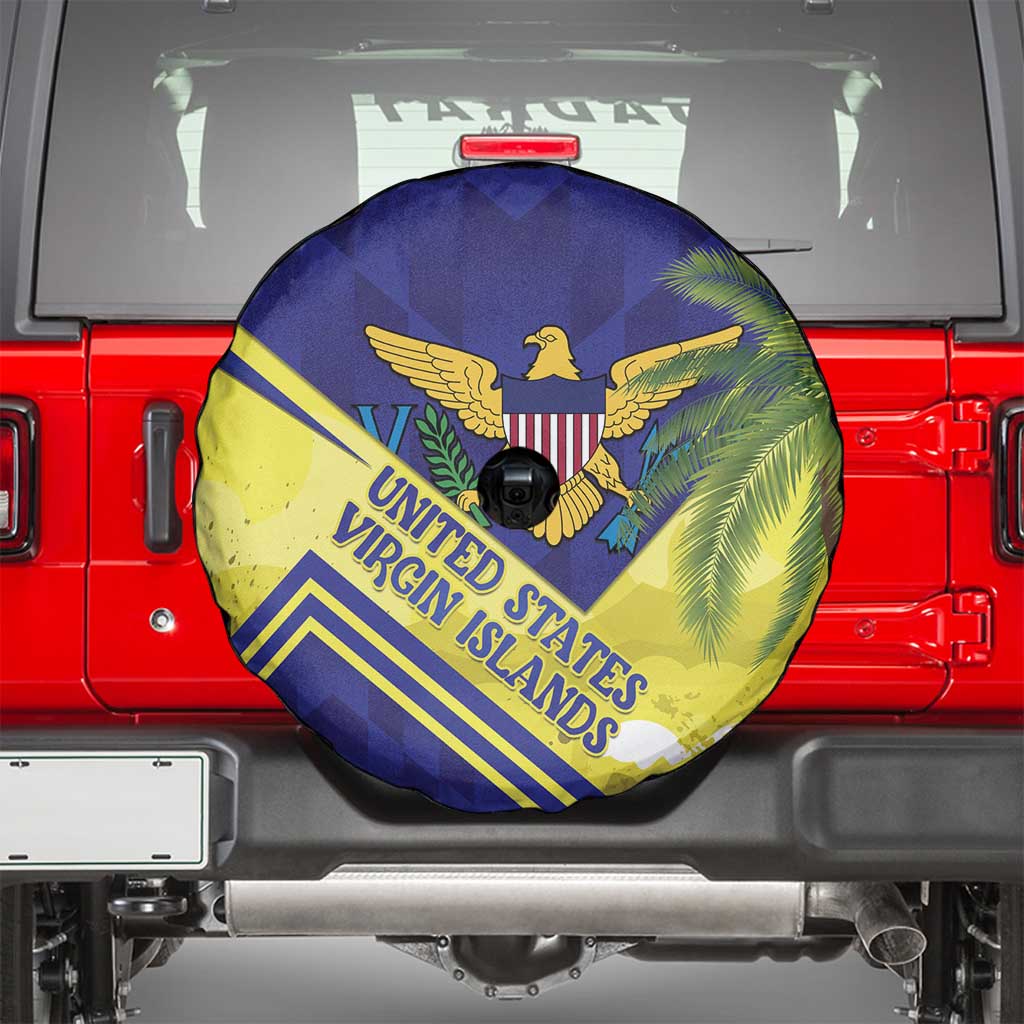 US Virgin Islands Spare Tire Cover United in Pride and Hope - Wonder Print Shop