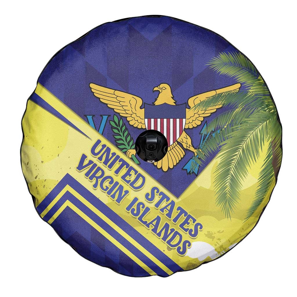 US Virgin Islands Spare Tire Cover United in Pride and Hope - Wonder Print Shop