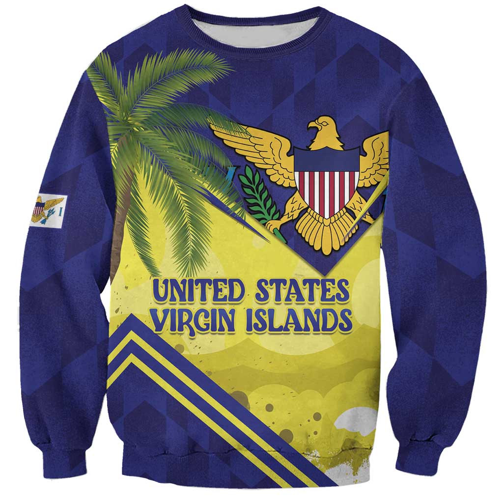 US Virgin Islands Sweatshirt United in Pride and Hope - Wonder Print Shop