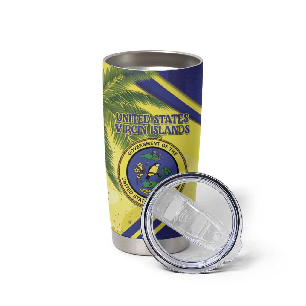 US Virgin Islands Tumbler Cup United in Pride and Hope - Wonder Print Shop