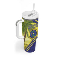 US Virgin Islands Tumbler With Handle United in Pride and Hope - Wonder Print Shop