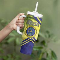 US Virgin Islands Tumbler With Handle United in Pride and Hope - Wonder Print Shop