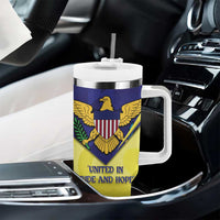 US Virgin Islands Tumbler With Handle United in Pride and Hope - Wonder Print Shop