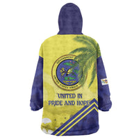 US Virgin Islands Wearable Blanket Hoodie United in Pride and Hope - Wonder Print Shop