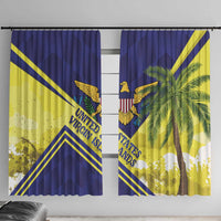 US Virgin Islands Window Curtain United in Pride and Hope - Wonder Print Shop
