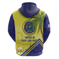 US Virgin Islands Zip Hoodie United in Pride and Hope - Wonder Print Shop