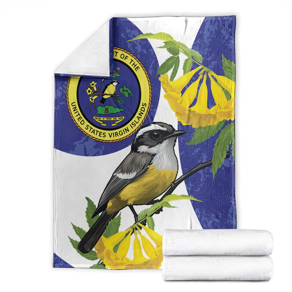 US Virgin Islands Blanket Bananaquit Bird Mix Ginger Thomas Flower