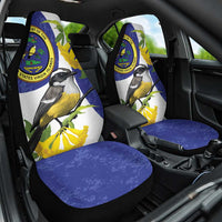 US Virgin Islands Car Seat Cover Bananaquit Bird Mix Ginger Thomas Flower - Wonder Print Shop